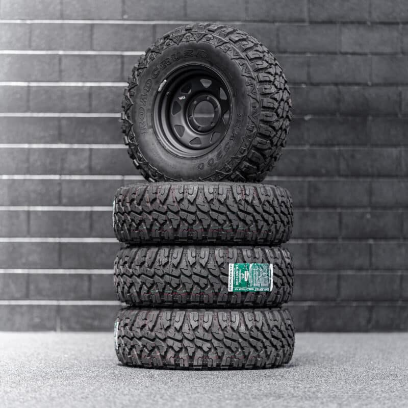32x11.5 R15LT Mud Tyres + 15" Steelies Combo - Image 3