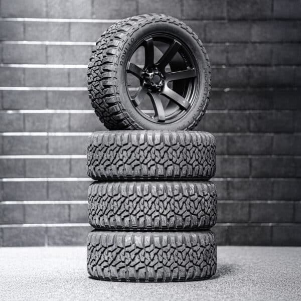 285/50/R20LT Mud Tyres + 20" Alloy Wheels Combo